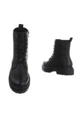 Platforminiai juodi moteriški batai BA-5115-black