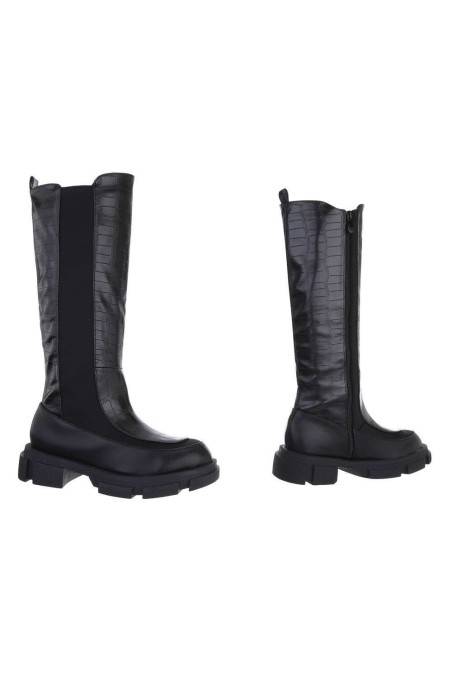 Platforminiai batai moterims juodos spalvos BA-OM5496-1-black