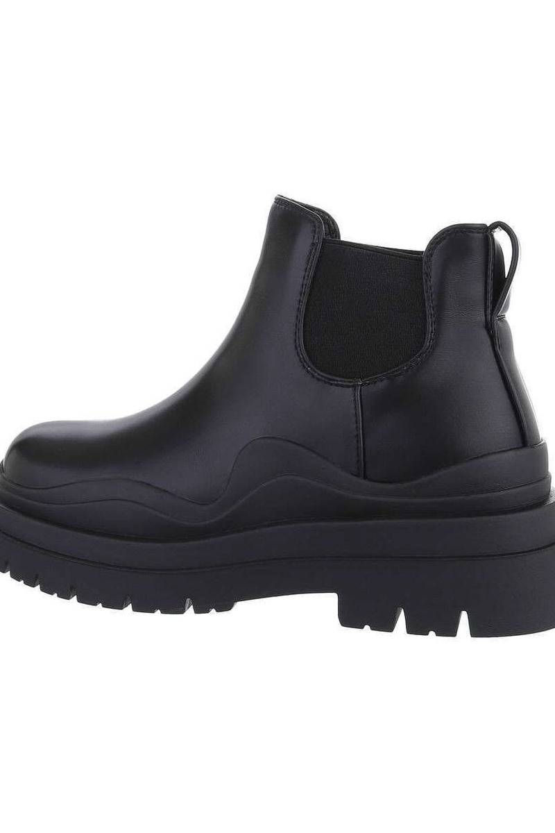 Platforminiai juodi moteriški batai BA-3135-black