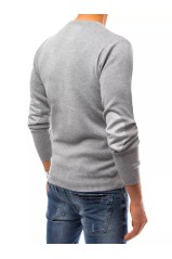 Vyriškas šviesiai pilkas megztinis Dstreet DS-wx1871