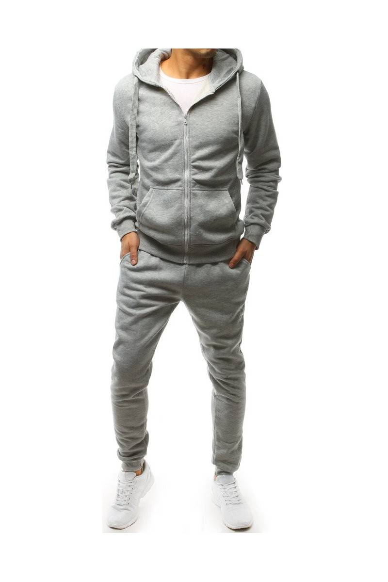Šviesiai pilkas vyriškas sportinis kostiumas Dstreet DS-ax0381