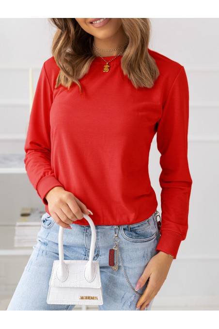 Moteriškas džemperis LARA raudonas Dstreet DS-by0980z