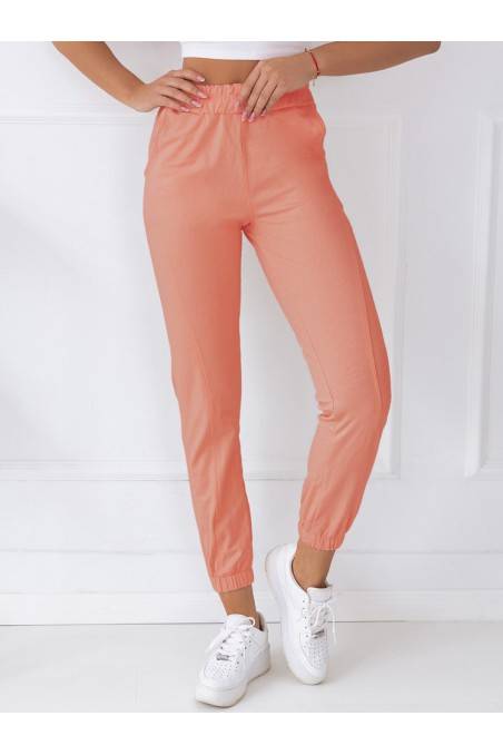 STIVEL moteriškos sportinės kelnės persikų spalvos Dstreet DS-uy0908z