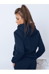 Moteriškas BASIC džemperis su kapišonu, tamsiai mėlynas Dstreet DS-by0762z