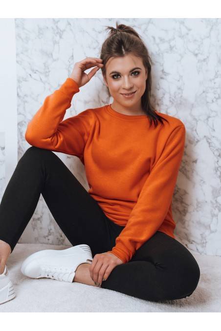 Oranžinis moteriškas džemperis FASHION II