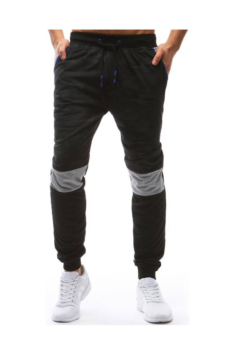 Vyriškos juodos sportinės kelnės DS-ux3630