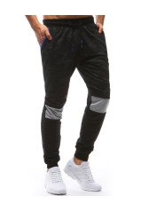 Vyriškos juodos sportinės kelnės DS-ux3630