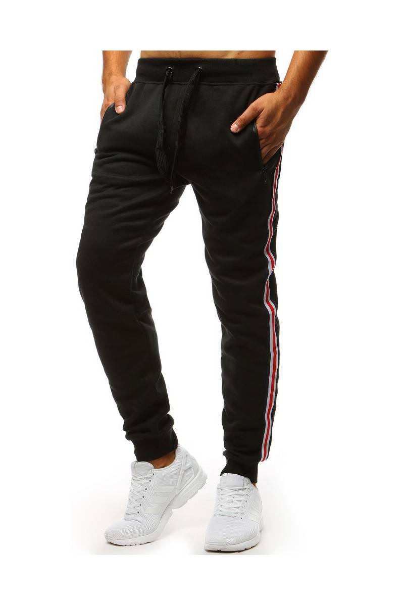 Vyriškos juodos sportinės kelnės DS-ux3622