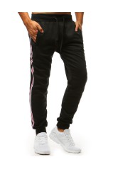 Vyriškos juodos sportinės kelnės DS-ux3622