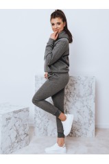 BASIC moteriškas džemperis su kapišonu tamsiai pilkas