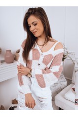 CASIE moteriškas rožinis megztinis Dstreet