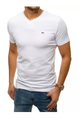 Vyriški paprasti balti marškinėliai Dstreet
