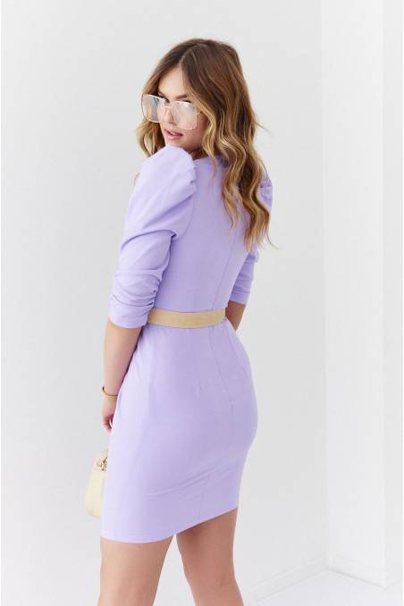 Violetinė elegantiška suknelė