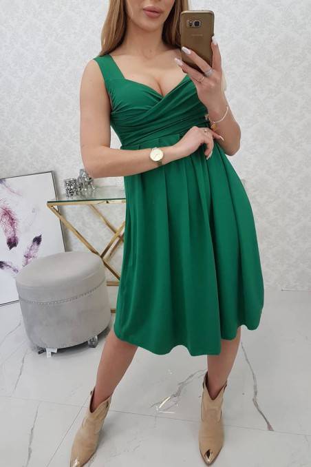 Žalia suknelė be rankovių KES-21510-61063