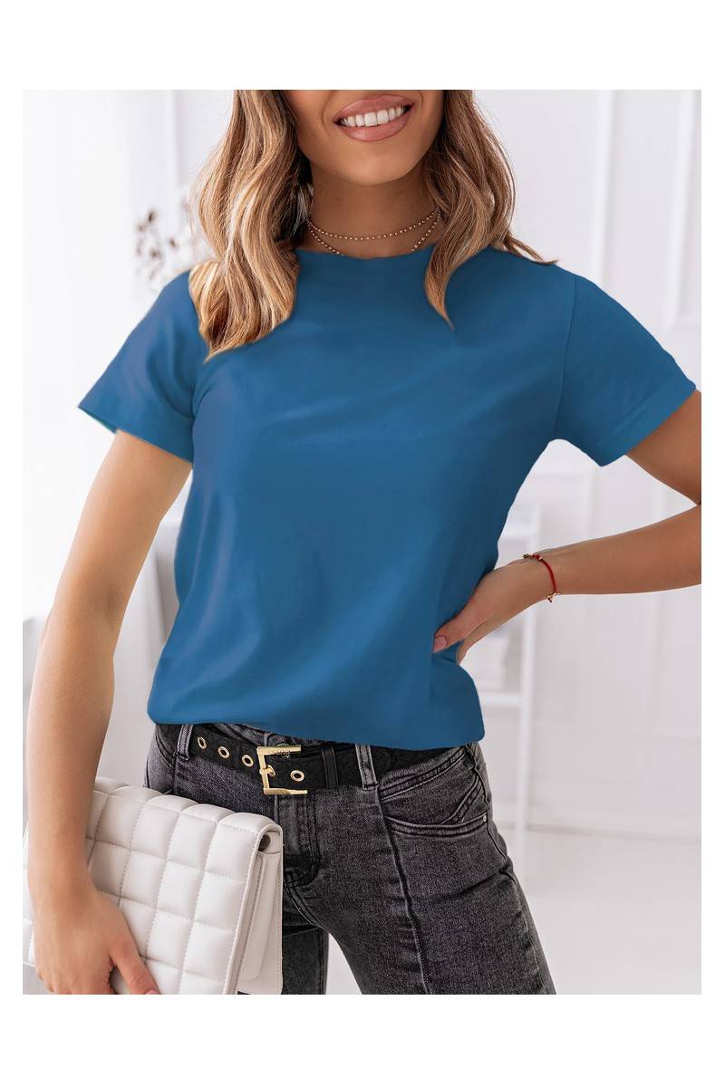 MAYLA II moteriški marškinėliai mėlyni Dstreet DS-ry1745z