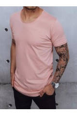 Rožiniai vyriški marškinėliai Dstreet