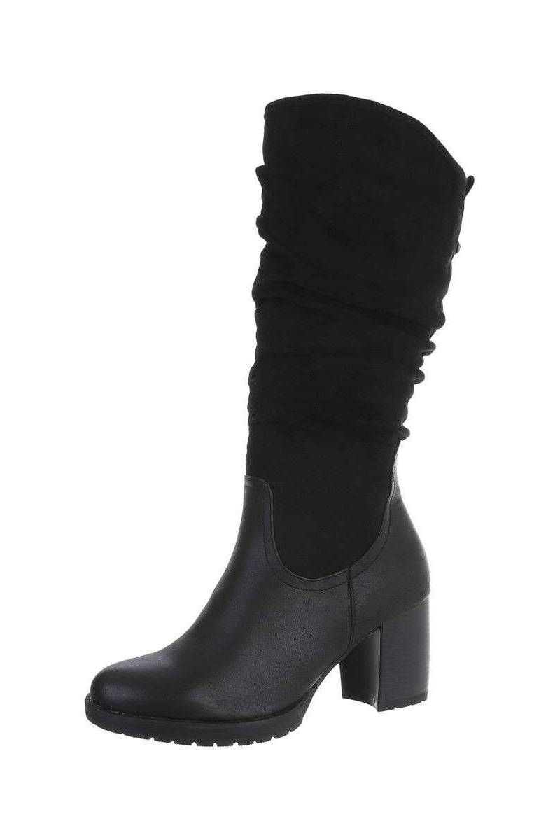 Juodos spalvos moteriški aukštakulniai batai