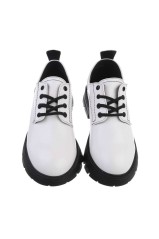 Balti moteriški batai BA-HS26125-white