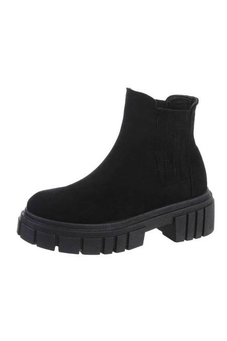 Moteriški juodos spalvos platforminiai batai