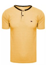 Medaus spalvos vyriški marškinėliai Dstreet