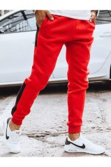 Vyriškos raudonos sportinės kelnės Dstreet DS-ux3730