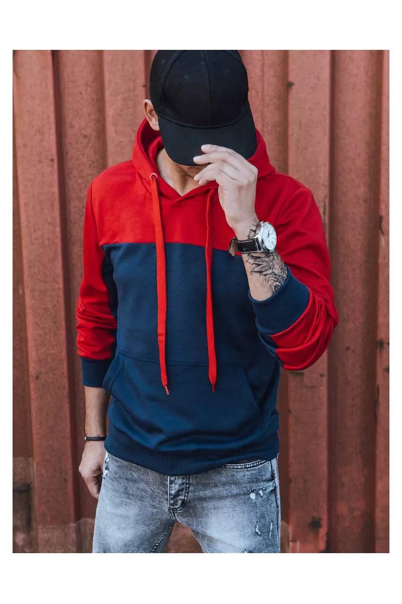 Raudonas vyriškas džemperis Dstreet DS-bx5289