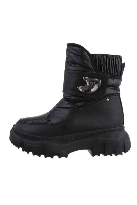 Sniego batai moterims juodos spalvos