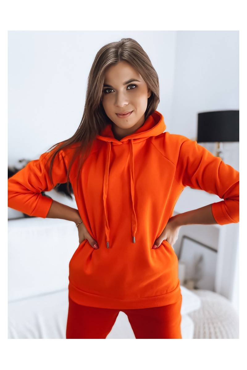 POLINA moteriškas oranžinis džemperis Dstreet