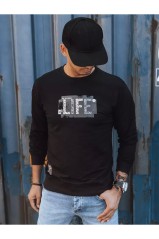 Vyriškas juodas džemperis Dstreet DS-bx5360