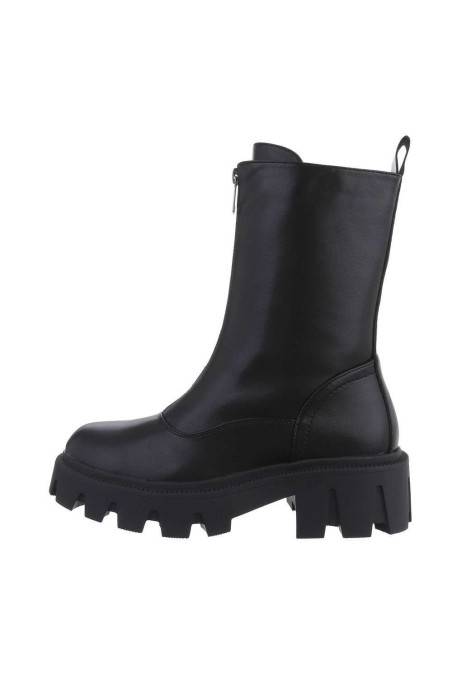 Platforminiai juodi moteriški batai BA-HQ7722-black