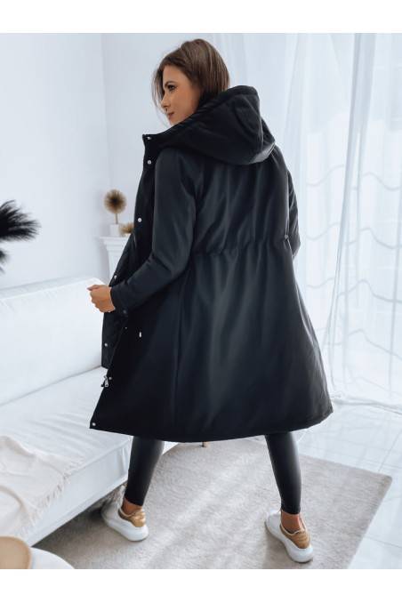 Moteriškas paltas ISLA juodas Dstreet