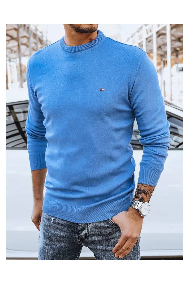 Vyriškas mėlynas megztinis Dstreet