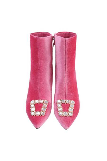 Moteriški rožiniai aukštakulniai batai