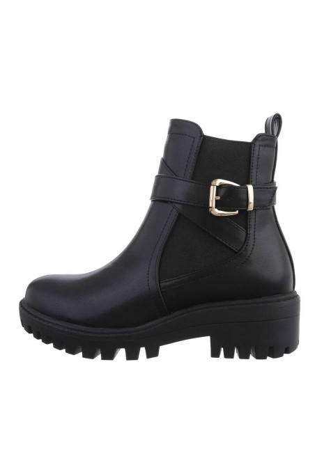 Platforminiai juodi batai moterims BA-D0166-1-blackpu