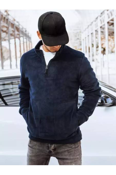 Dstreet vyriškas tamsiai mėlynas džemperis BX5405