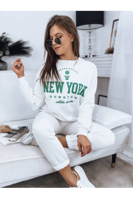 Moteriški džemperis NEW YORK kremo spalvos Dstreet