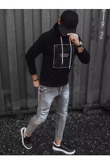 Juodas vyriškas džemperis Dstreet BX5467