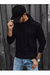 Dstreet vyriškas juodas džemperis BX5473