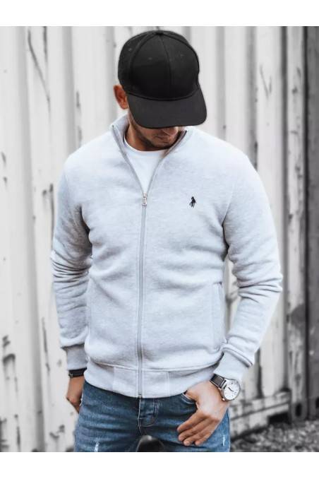 Šviesiai pilkas vyriškas džemperis Dstreet BX5497