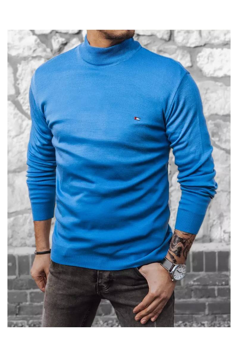 Dstreet WX2023 mėlynas vyriškas megztinis