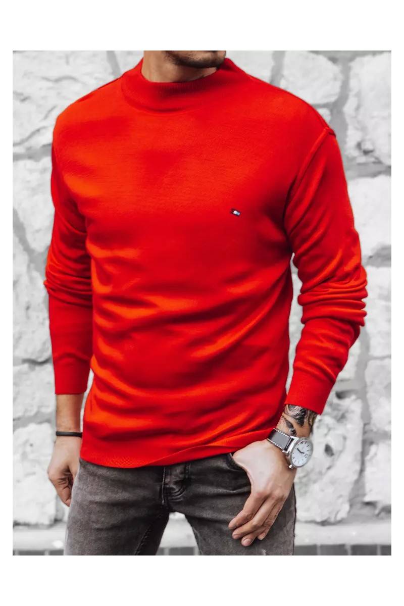 Dstreet WX2024 raudonas vyriškas megztinis