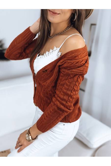 Moteriškas megztinis RIGLA ryžos spalvos Dstreet