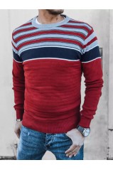 Dstreet WX2045 vyriškas raudonas megztinis