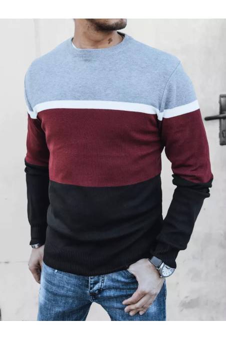 Vyriškas trijų spalvų megztinis Dstreet WX2059