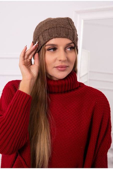 Ruda moteriška kepurė K271