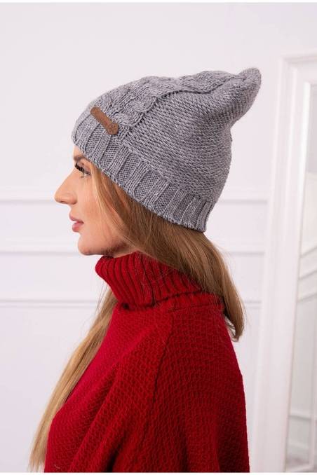 Pilka moteriška kepurė K271