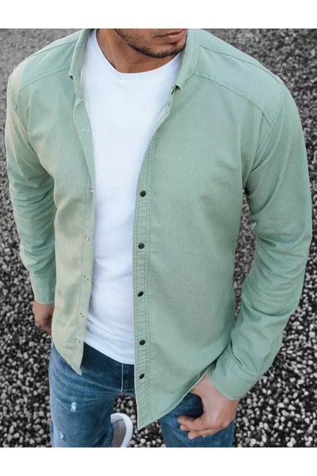 Dstreet DX2362 vyriški žali marškiniai