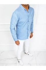 Elegantiški vyriški mėlyni marškiniai Dstreet DX2371