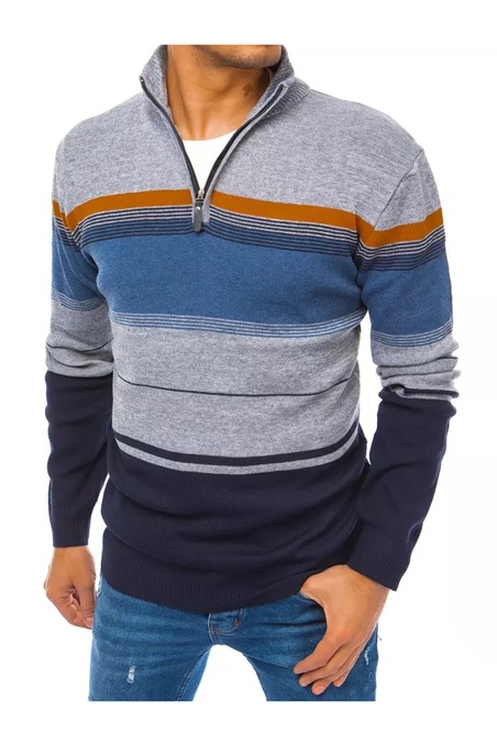Vyriškas dryžuotas megztinis Dstreet WX2082