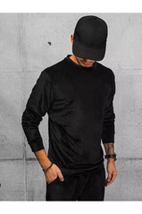Vyriškas juodas džemperis Dstreet BX5534